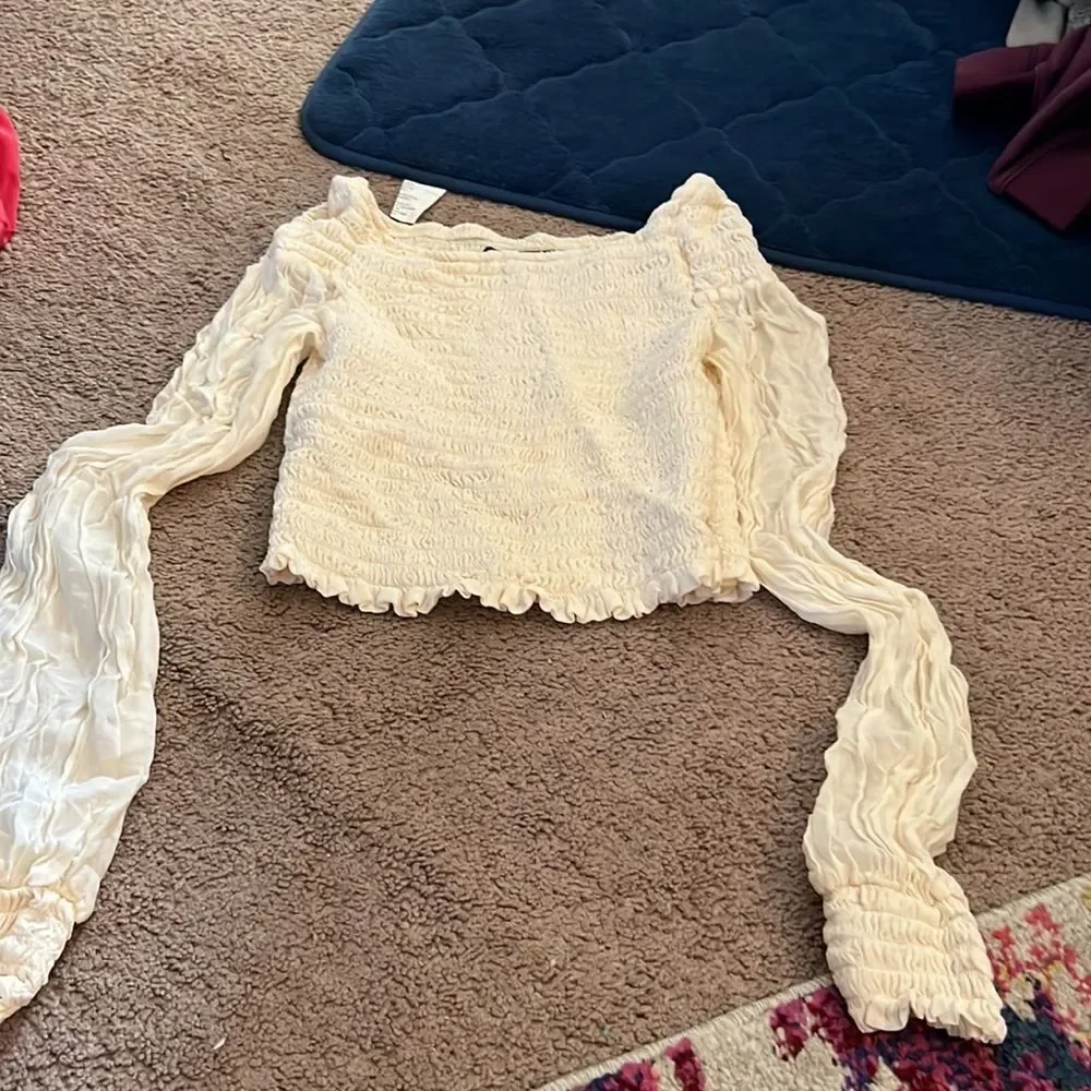 Reformation‎ Ivory Sandy Top small